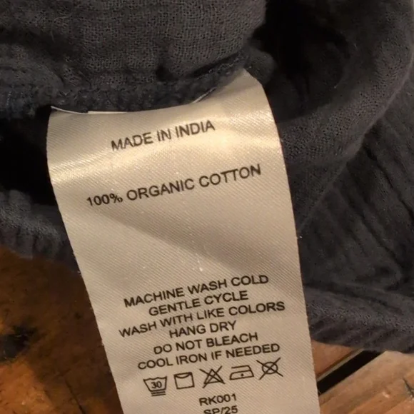 Quince Organic Cotton Gauze Straight Leg Pant - Picture 5 of 8